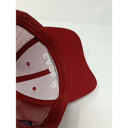 Case International Harvester IH Koenig Baseball Hat Cap Snapback Meshback Red