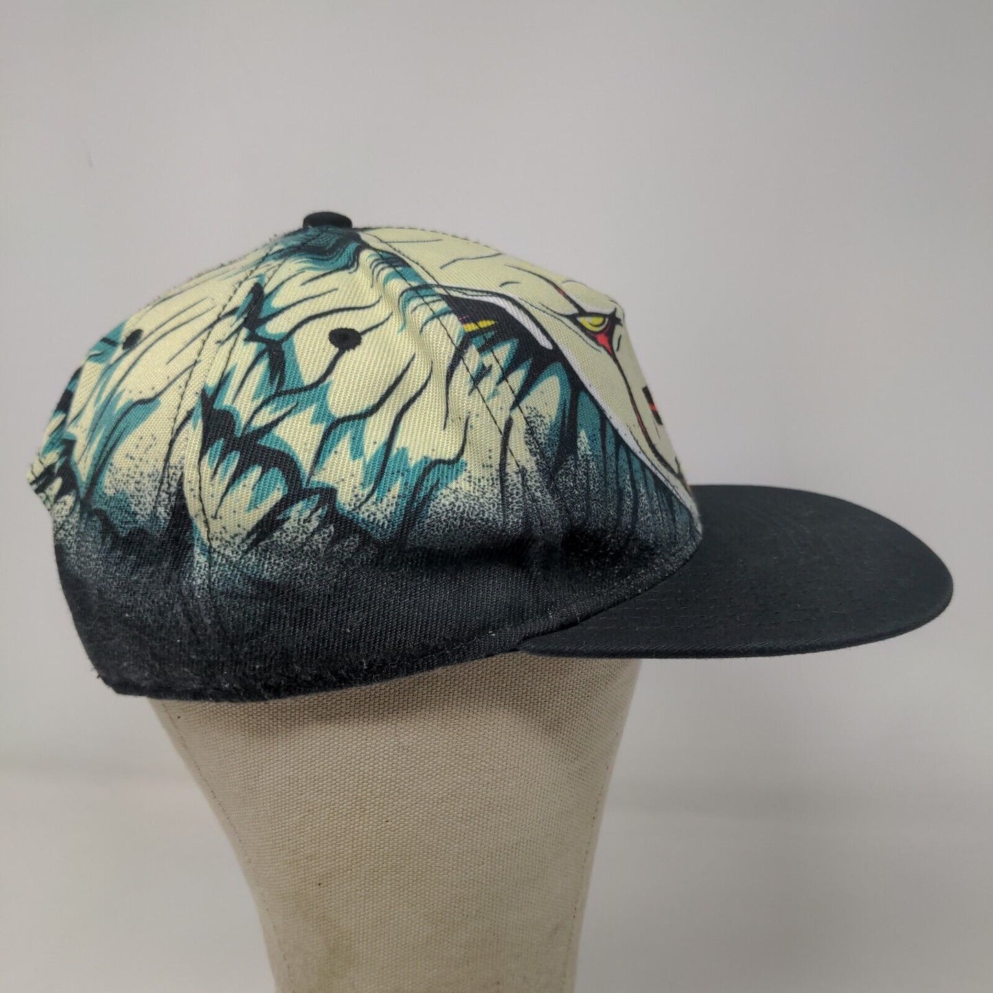 IT Men's Snapback Hat All Over Print Black OSFM Horror Movie Pennywise Official