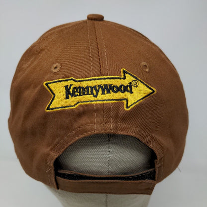 Pittsburgh Pirates Strapback Hat Brown Adjustable Embroidered Logo Kennywood