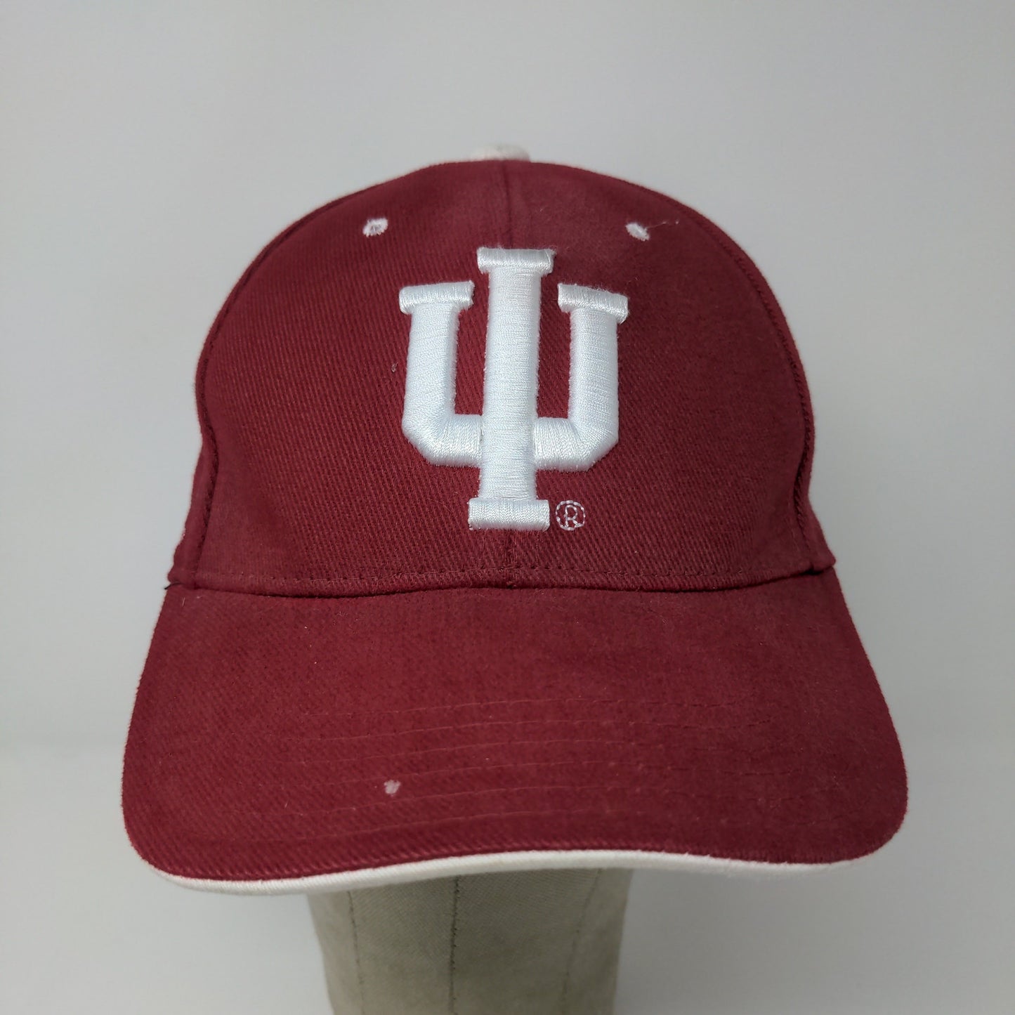 Steve & Barry's IU Indiana Hoosiers Strapback Hat Embroidered Logo Red OSFA
