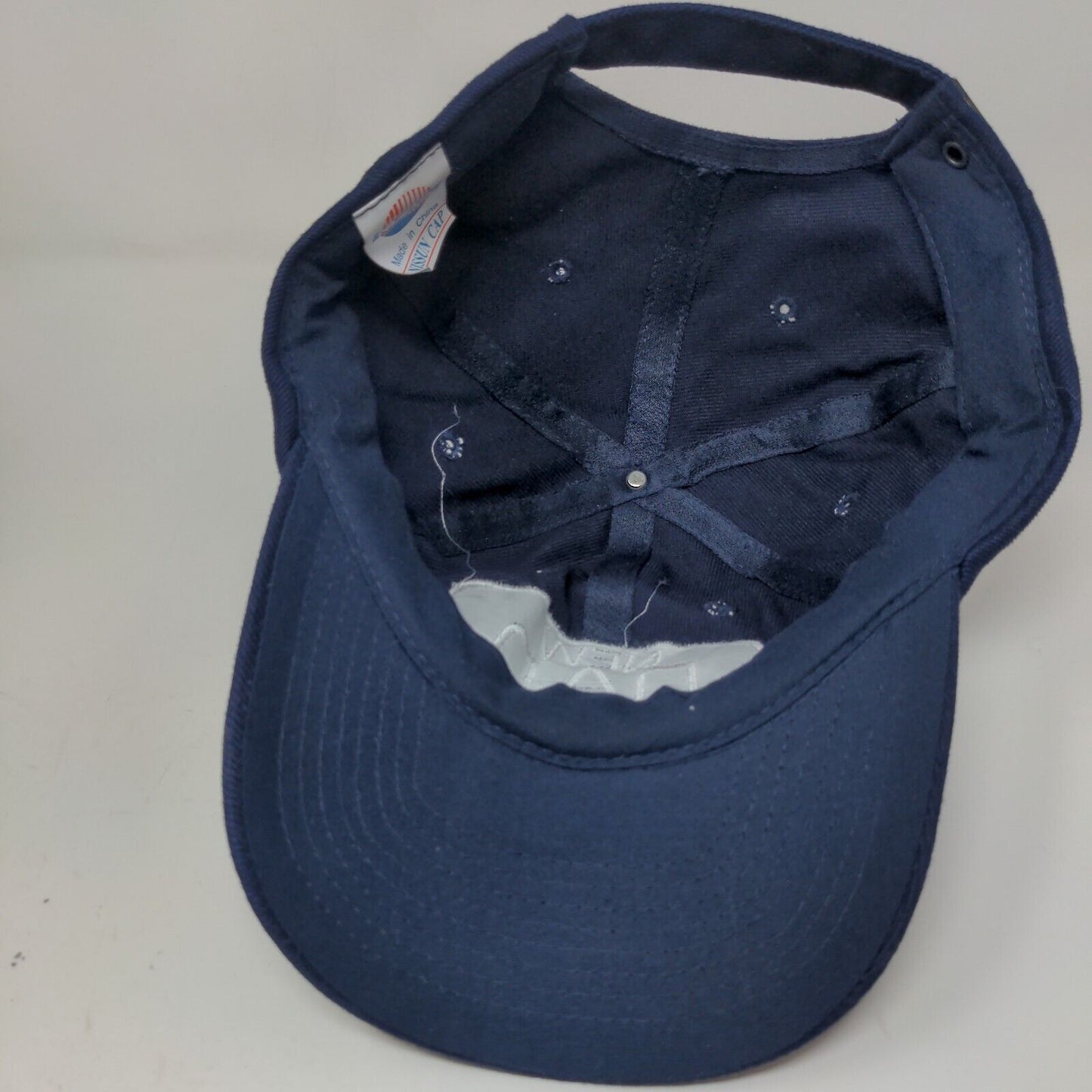 Nissun Men's Slideback Hat Blue Adjustable New Dad Embroidered Logo