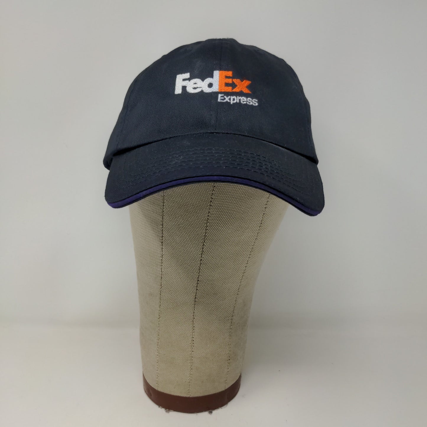 VF Imagewear FedEx Express Slideback Uniform Hat Blue RG-RG Embroidered Logo