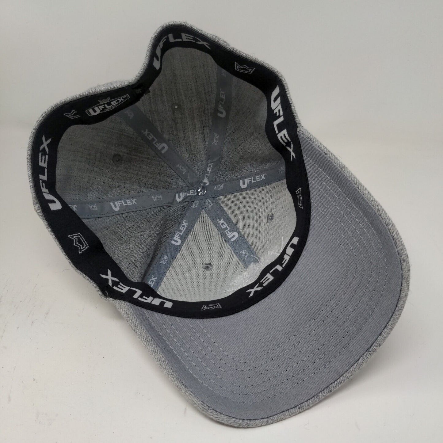 UFlex Old Boys South American College Schools Fitted Hat Gray Size S-M