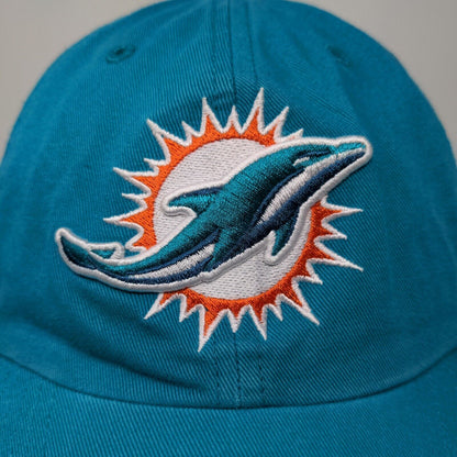 '47 Brand Men's Slideback Hat Blue OSFA NFL Miami Dolphins Embroidered Logo