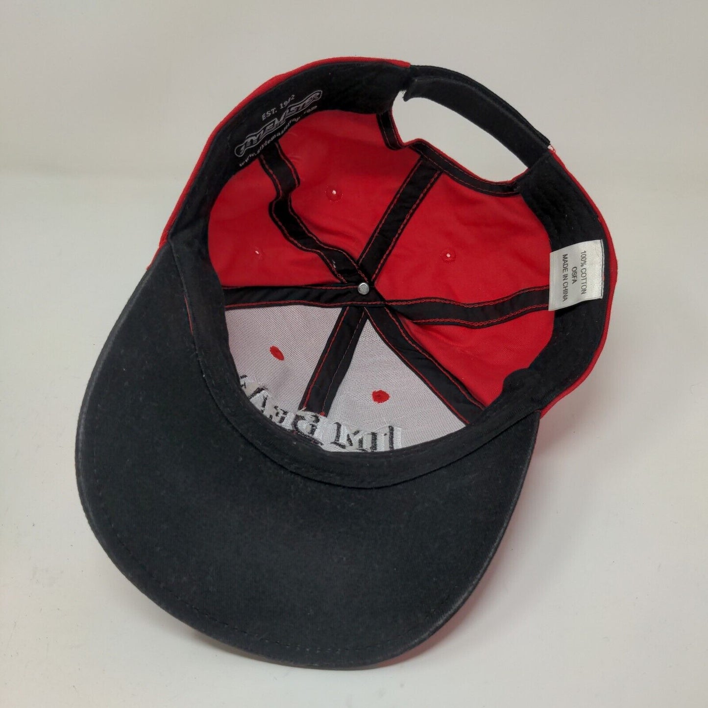 Drink Smart Mens Strapback Jim Beam Racing Hat Robby Gordon Motorsports Red OSFA