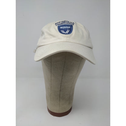 Vintage 65th Senior PGA Championship 2004 Slideback Hat Cream Embroidered Logo