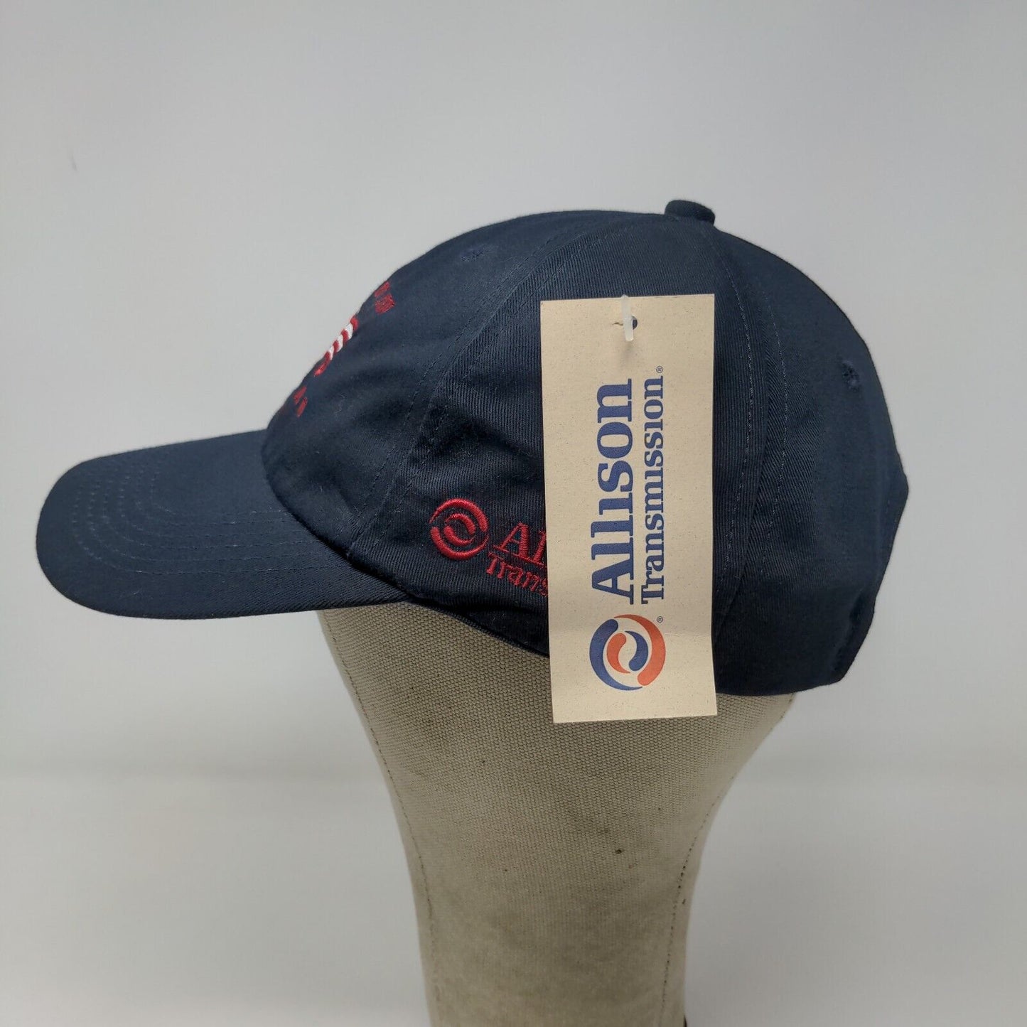 Allison Transmission Men's Strapback Hat Blue Embroidered Logo W/Tags Vintage US