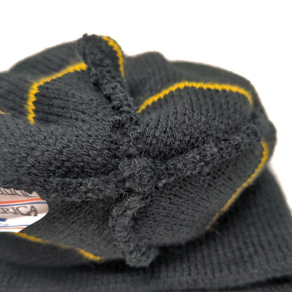 Cap America Hyundai & Hardings Construction Equipment Beanie Hat Black Made USA