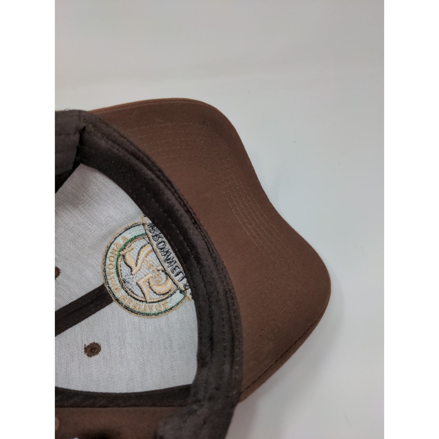 Brownells 75 Years Anniversary Strapback Hat Embroidered Logo Brown