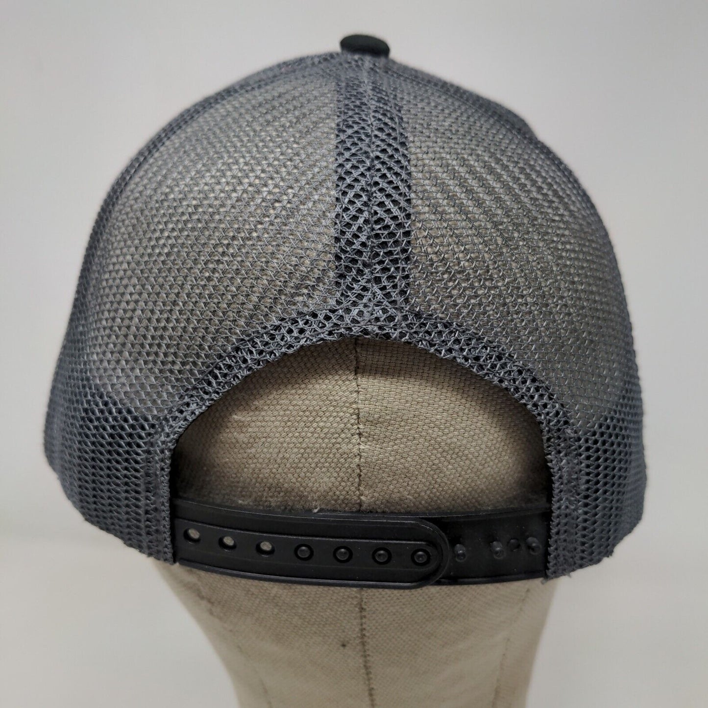 Sambazon Men's Snapback Mesh Back Hat Black OSFM Embroidered Logo