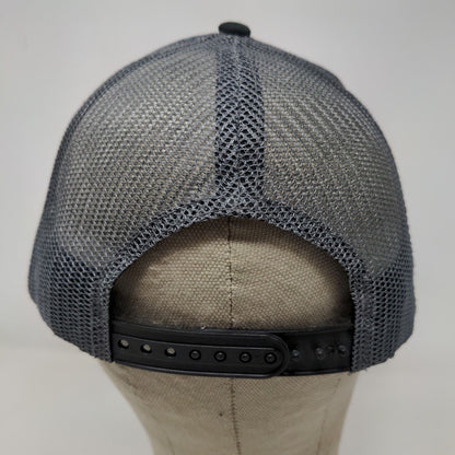 Sambazon Men's Snapback Mesh Back Hat Black OSFM Embroidered Logo