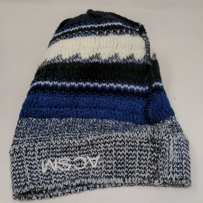 Sport-Tek Men's ACSM Knit Beanie Hat Multicolor Striped Acrylic Embroidered Logo