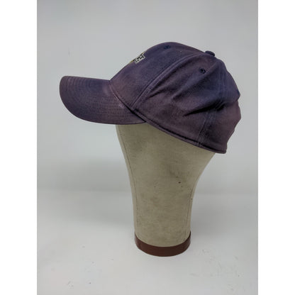 Monarch EZ Stretch Hat Size M/L Blue Faded Distressed Embroidered Logo