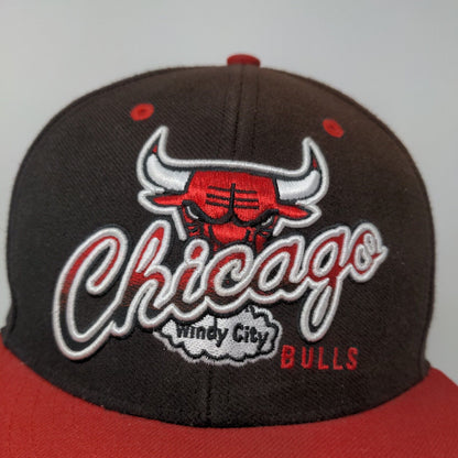 '47 Brand Chicago Bulls Snapback Hat Black Rack One Size Embroidered Logo