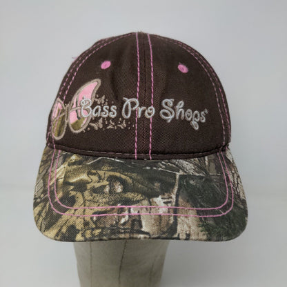 Bass Pro Shops Girls Strapback Camo Hat Brown Camo Size Youth Embroidered