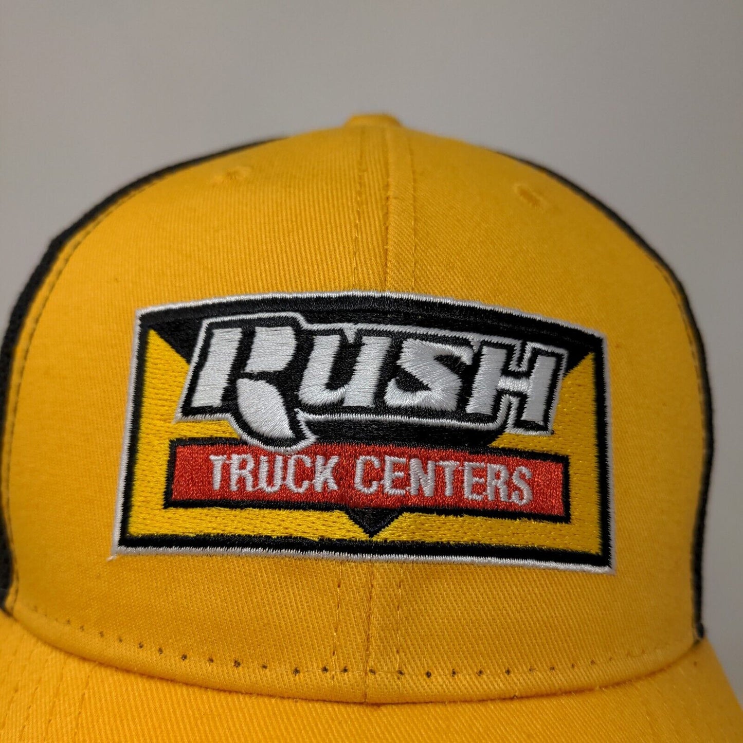 Stewart-Haas Men's Strapback Hat #14 Yellow Black Rush Truck Centers