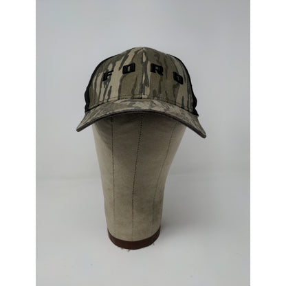 Official Ford Black & Camo Hat Mesh Back Size XL Embroidered Spell Out