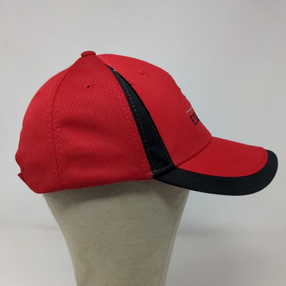 WearGuard Men's Strapback Hat Red OSFA Embroidered Logo Essentra