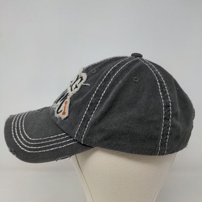 KBETHOS Women's Dog Mom Strapback Hat Gray Adjustable Patch Logo