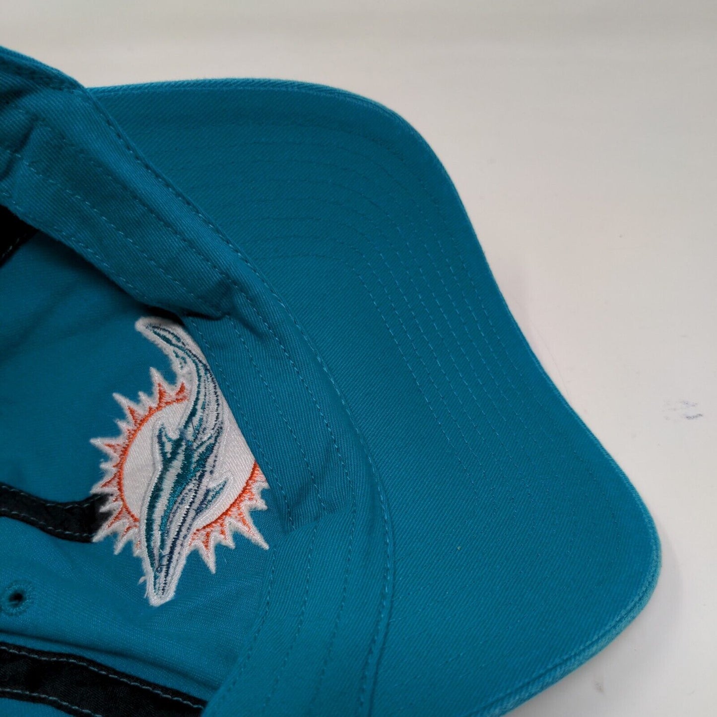 '47 Brand Men's Slideback Hat Blue OSFA NFL Miami Dolphins Embroidered Logo