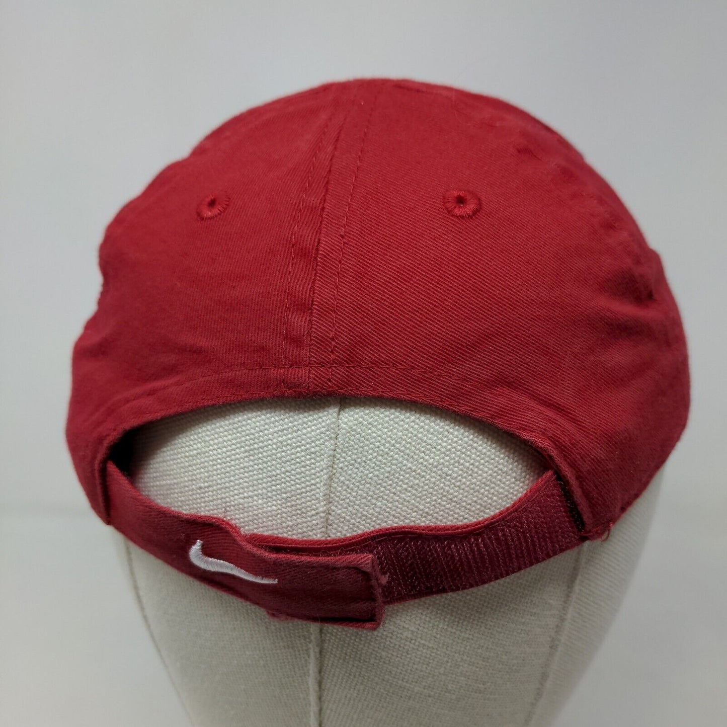 Nike Boys Toddler Strapback Hat Red Adjustable Embroidered Swoosh Logo