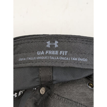 Under Armour Free Fit Buckle Strap Adjustable Black Logo Spell Out