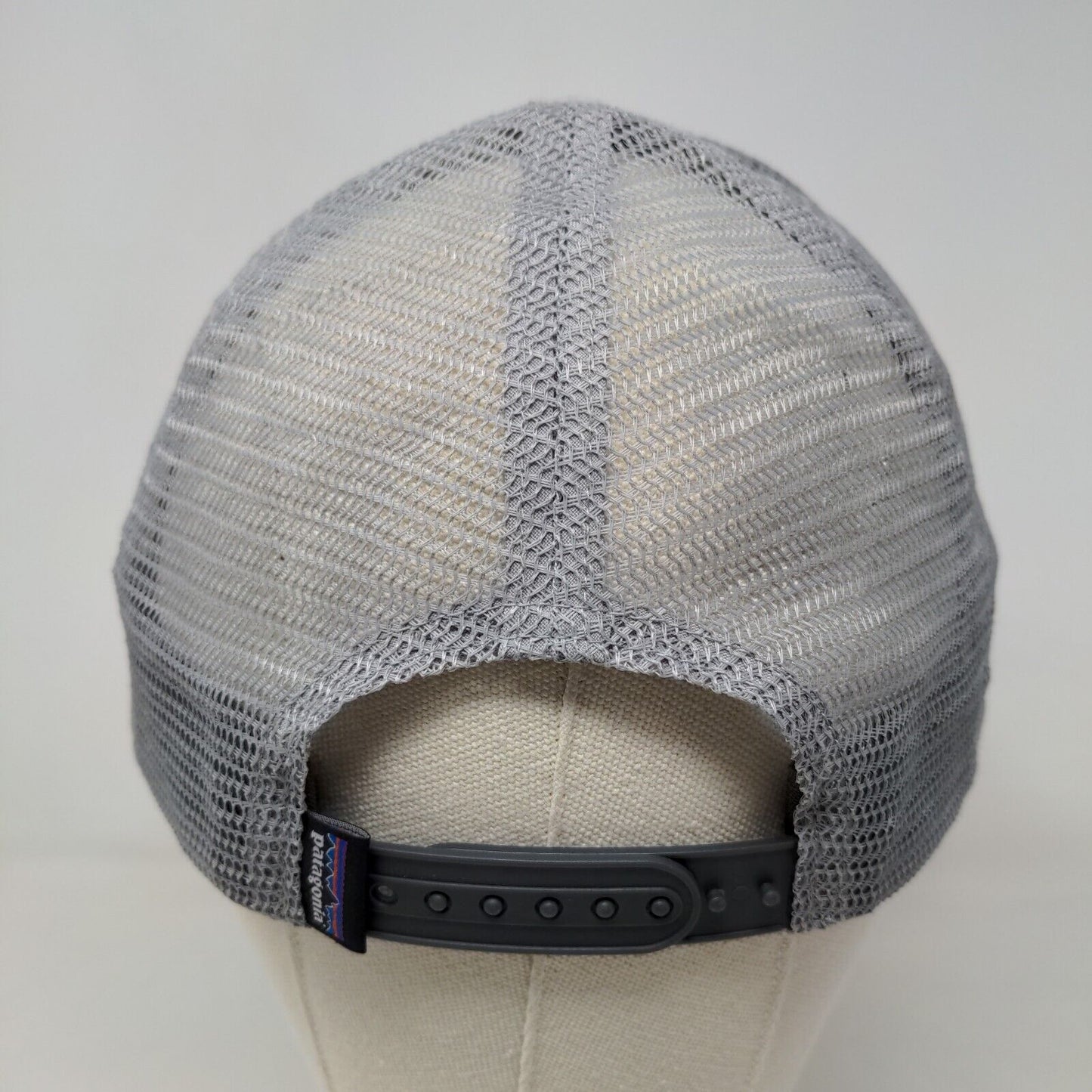 Patagonia Men's Snapback Mesh Back Hat Gray Adjustable Embroidered Logo
