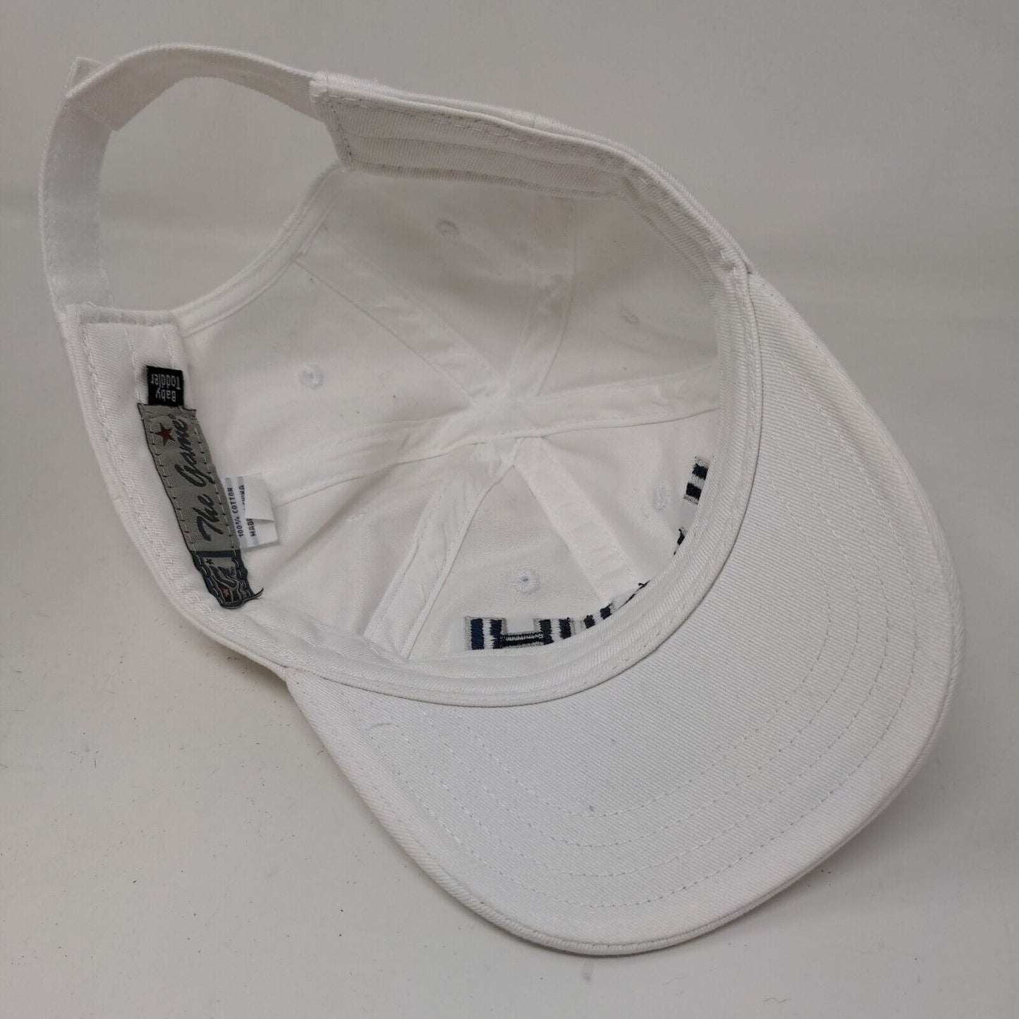 The Game Baby Toddler Strapback Hat White Adjustable UNH Wildcats Embroidered