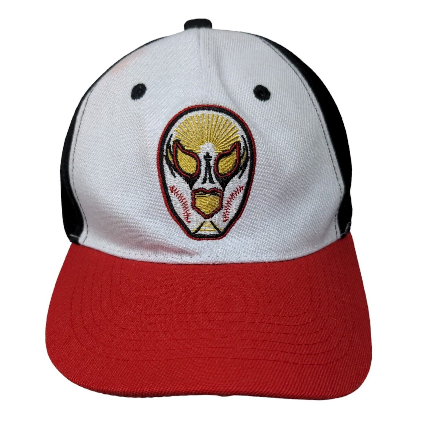 Unbranded Men's Strapback Hat Multicolor 100% Acrylic Embroidered Luchador