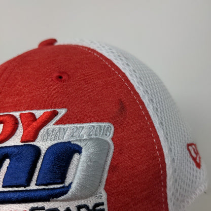 New Era Mens Indy 500 2016 Fitted Hat Red Size M/L Embroidered Logo