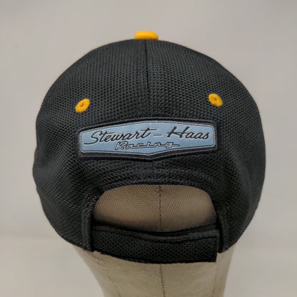 Stewart-Haas Men's Strapback Hat #14 Yellow Black Rush Truck Centers