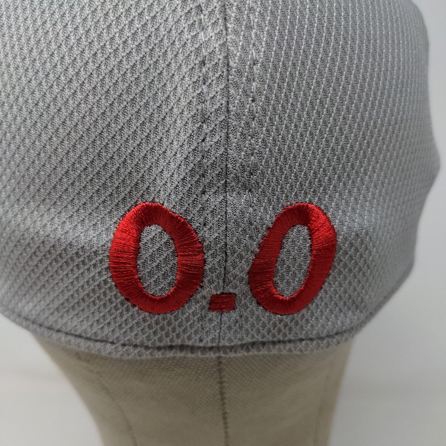 New Era Mens Fittted Hat Gray Size S-M 0.0 Safety No Accident Embroidered