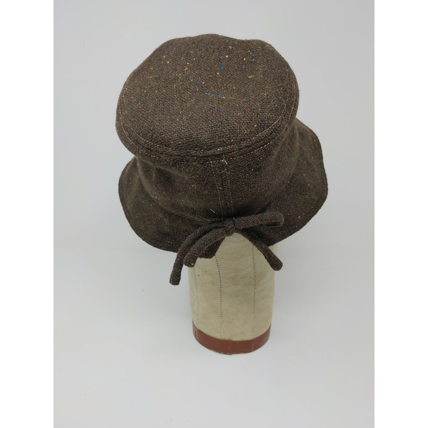 San Hat Diego Co Size 57CM Brown Tie Back Bucket Hat Sun Hat