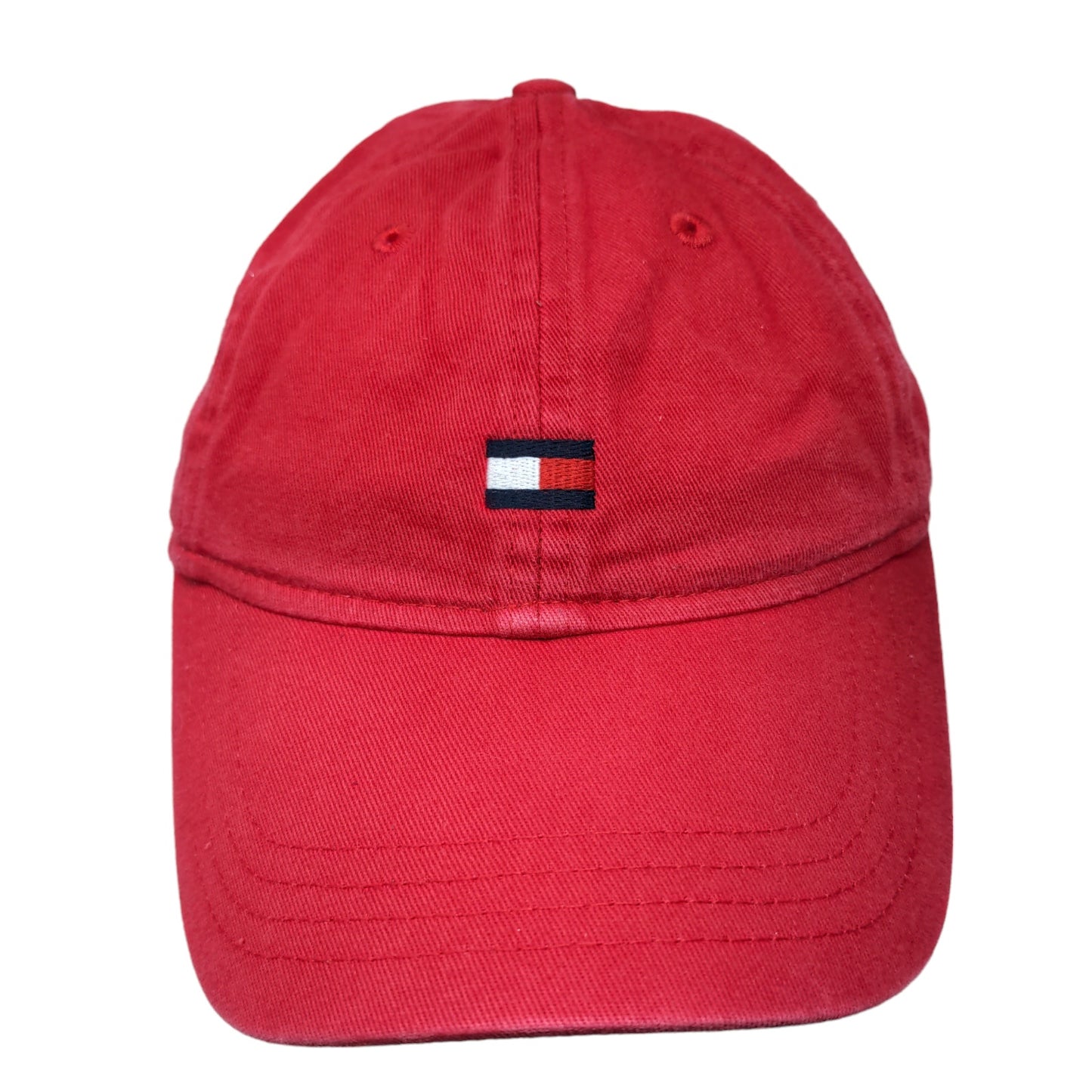 Tommy Hilfiger Men's Slideback Hat Red Size OS Embroidered Logo