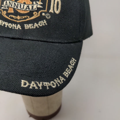 Capsmith Men's Biketoberfest 2010 Strapback Hat Black OSFA Embroidered Logo