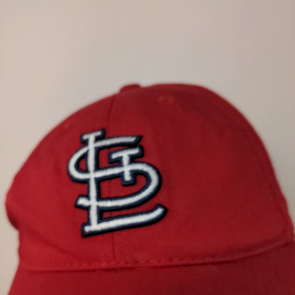 Team MLB St Louis Cardinals Strapback Hat Red Embroidered Logo OSFM