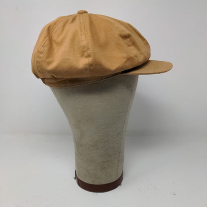 Something Special Womens Newsboy Pressboy Cabbie Hat Brown Size L