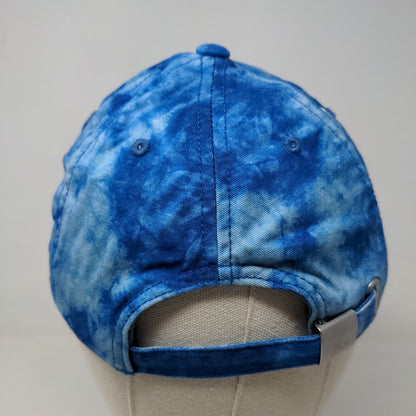 Stitch Men's Slideback Hat Blue Tie Dye Embroidered Logo Vent Holes