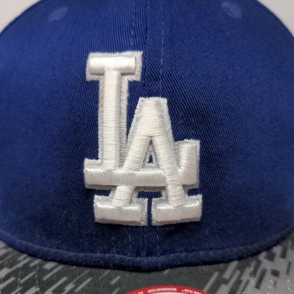 New Era 9Fifty LA Dodgers Fitted Hat Blue Size M-L Embroidered Logo
