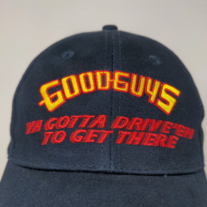 Good Guys Men's Slideback Goodyear Cap Hat 2010 Blue Adjustable Embroidered Logo