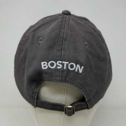 Cap America Men's Slideback Hat Gray Adjustable Embroidered Boston Eagle Logo