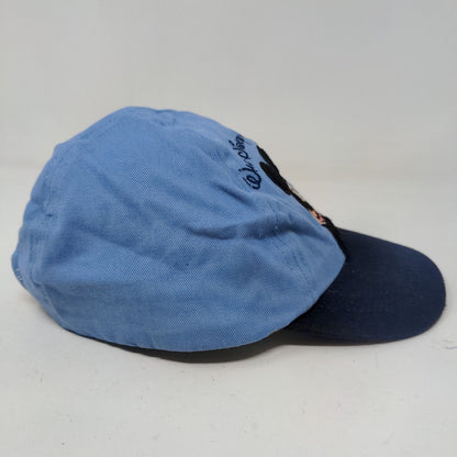 Walt Disney World Baby Boy's Hat Blue Stretchy Embroidered Mickey Mouse Logo