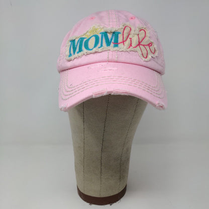 KBETHOS Women's Mom Life Strapback Hat Pink Adjustable Embroidered Logo