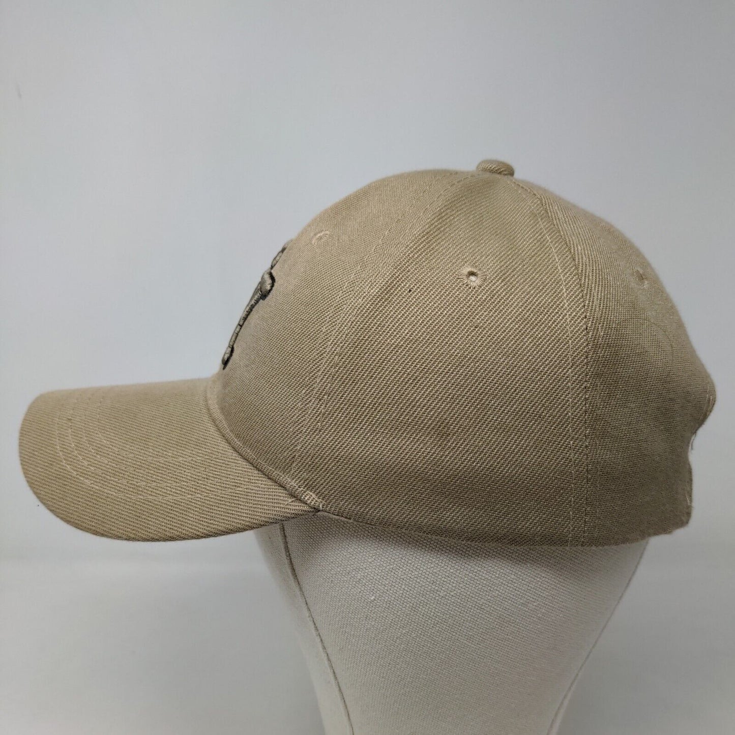 Unbranded Men's Strapback Hat Tan Adjustable Embroidered New York Logo