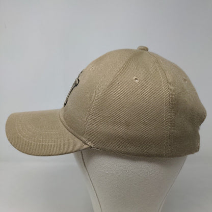 Unbranded Men's Strapback Hat Tan Adjustable Embroidered New York Logo