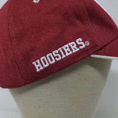 Steve & Barry's IU Indiana Hoosiers Strapback Hat Embroidered Logo Red OSFA