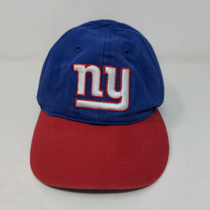 '47 Brand Boy's Baby Strapback Hat Blue Red New York Giants Embroidered NFL