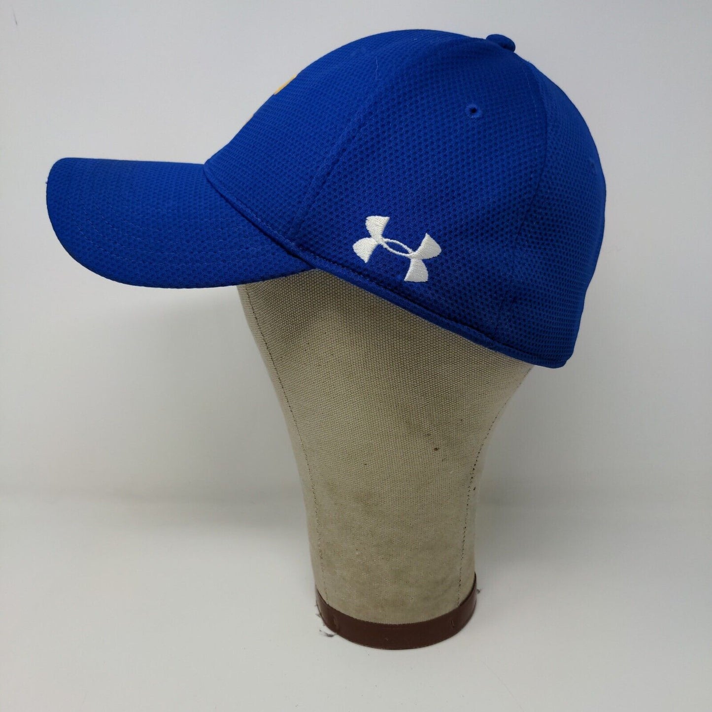 Under Armour Hat Cap Fitted Size L XL Embroidered C Blue Logo