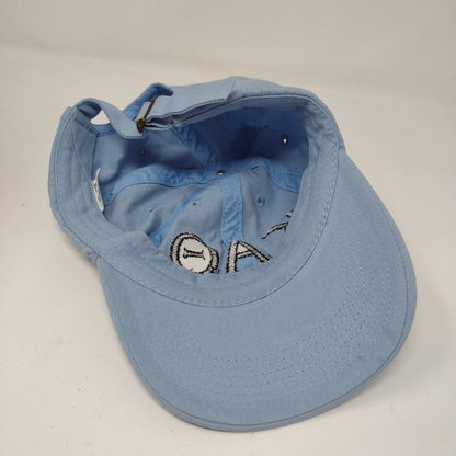 Kappa Alpha Theta Slideback Hat Embroidered Logo Blue Fraternity Sorority