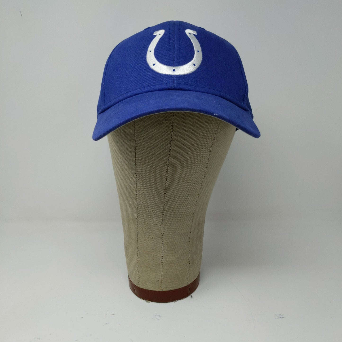 NFL Team Indianapolis Colts Strapback Hat OSFA Blue Embroidered Horseshoe Logo